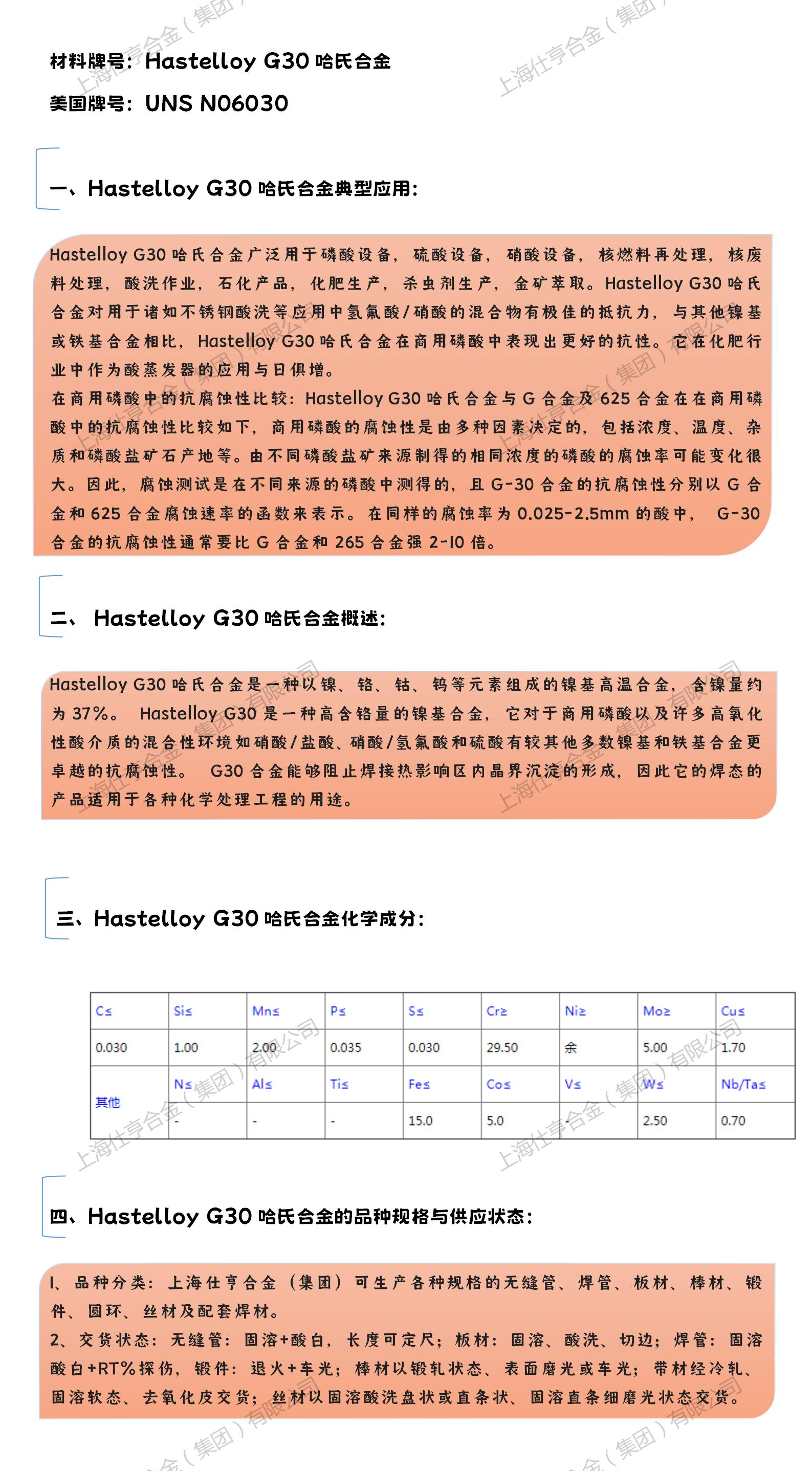 Hastelloy G30哈氏合金_01